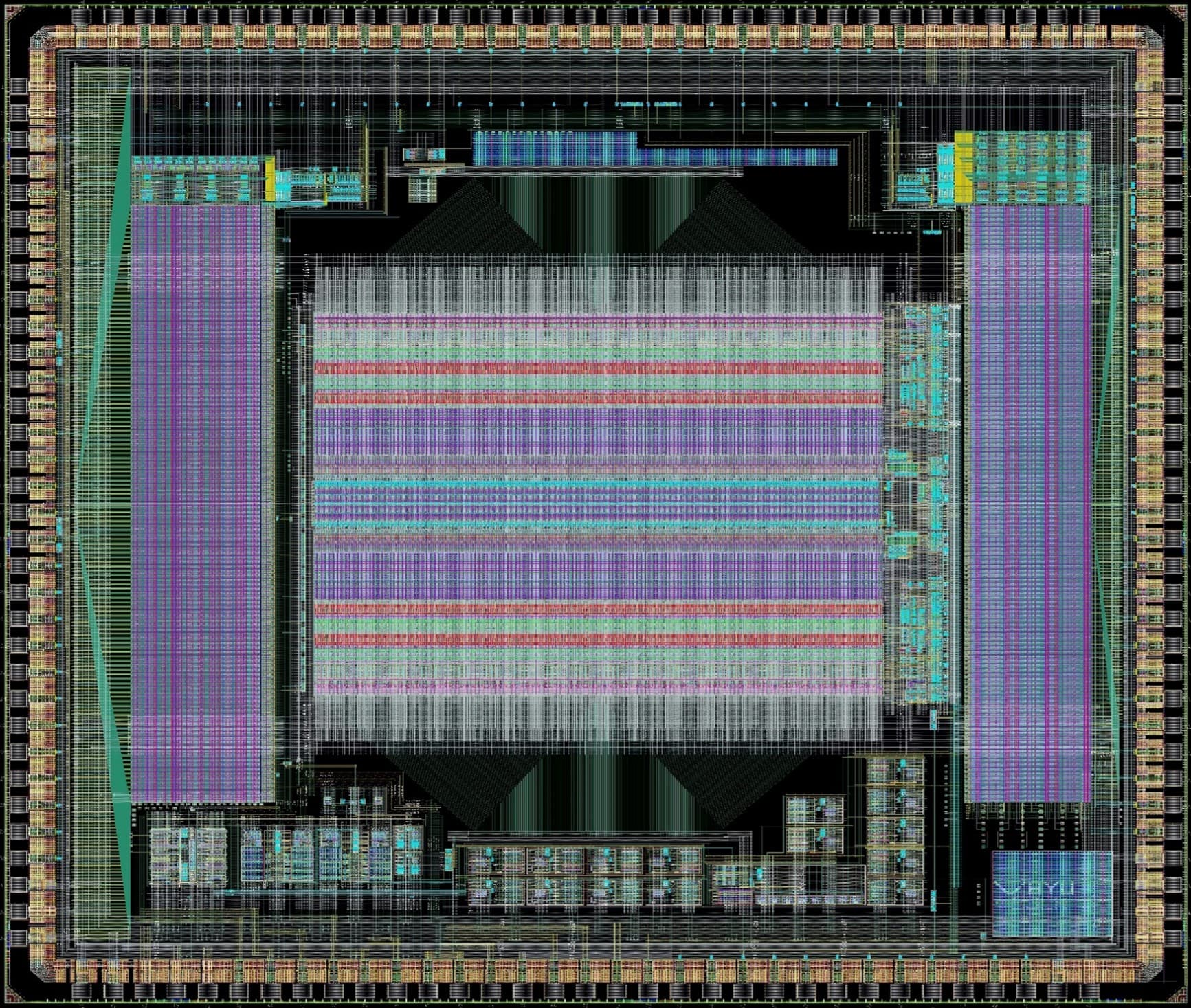 Analog layout geometry and physics